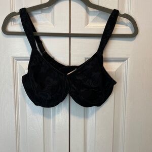 Wacol size 36D black underwire bra